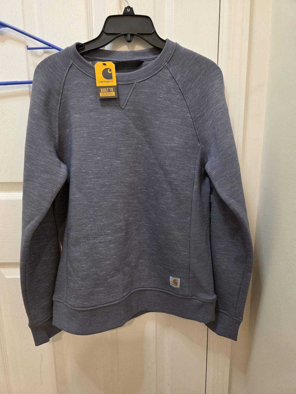 Carhartt Women’s Heather Slate Blue Crewneck Sweatshirt